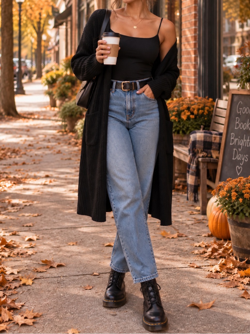 Cyrus black cardigan